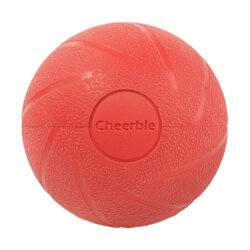 Minge interactiva pentru caini Cheerble Wicked Ball SE, rosu