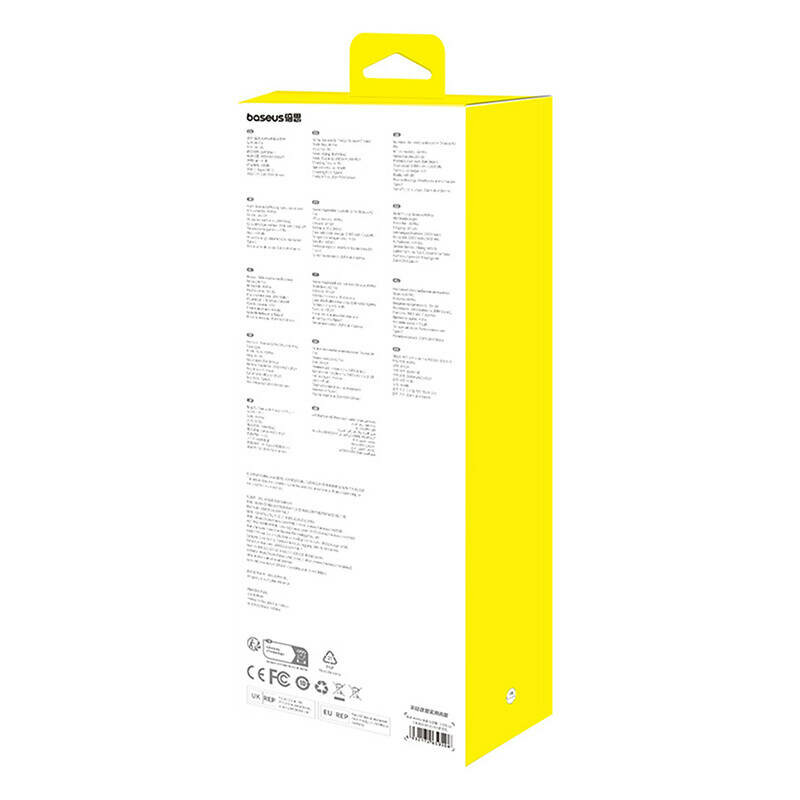 Aspirator auto fara fir 2000mAh Baseus C30466500111-00, negru