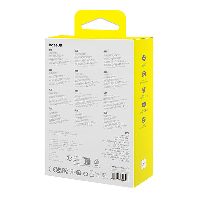 Baterie externa MagSafe Baseus, 10000mAh, P10022109113-00