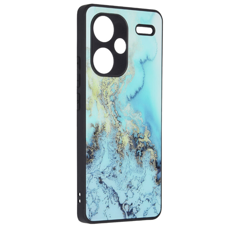 Husa Xiaomi Redmi Note 13 Pro+ 5G Techsuit Glaze, Blue Ocean