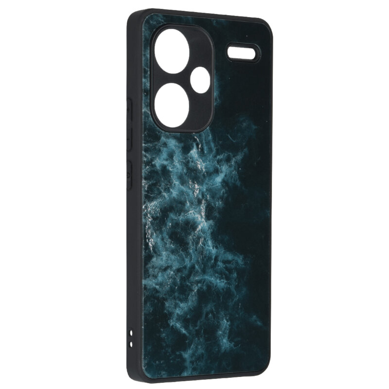 Husa Xiaomi Redmi Note 13 Pro+ 5G Techsuit Glaze, Blue Nebula