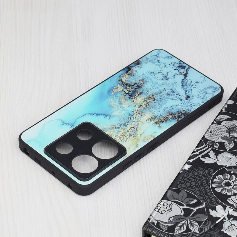 Husa Xiaomi Poco X6 Techsuit Glaze, Blue Ocean