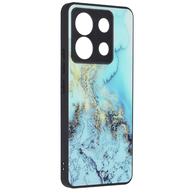 Husa Xiaomi Poco X6 Techsuit Glaze, Blue Ocean