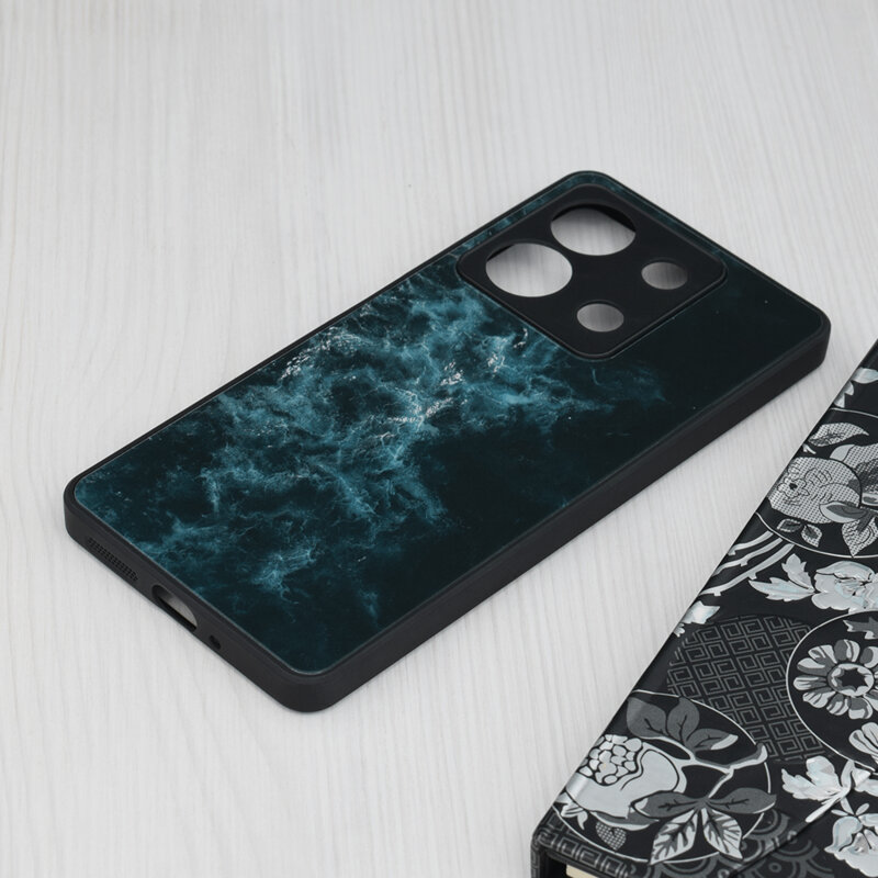 Husa Xiaomi Redmi Note 13 5G Techsuit Glaze, Blue Nebula