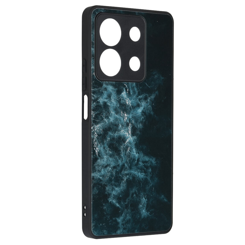 Husa Xiaomi Redmi Note 13 5G Techsuit Glaze, Blue Nebula