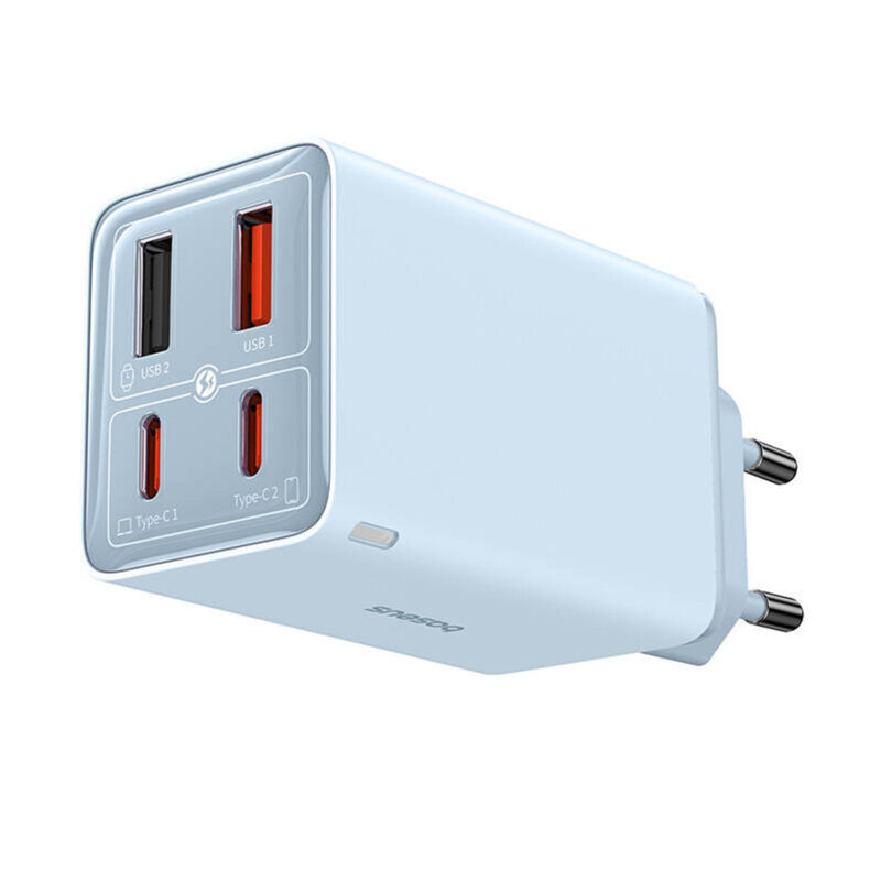Incarcator priza GaN USB Type-C + cablu Type-C Baseus, 65W, P10162701313-00