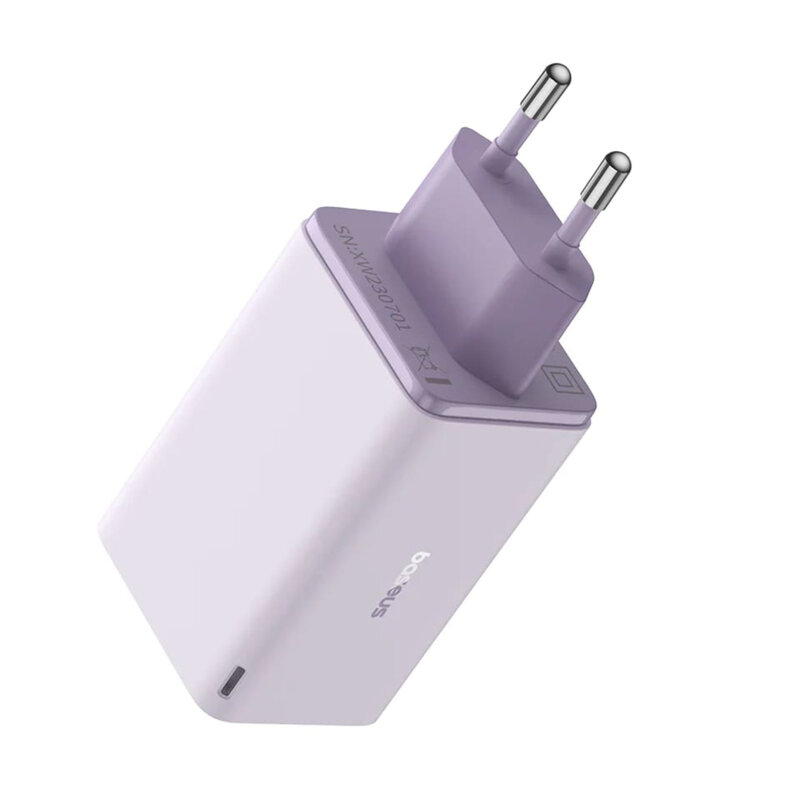 Incarcator priza GaN USB Type-C + cablu Type-C Baseus, 65W, P10162701533-00