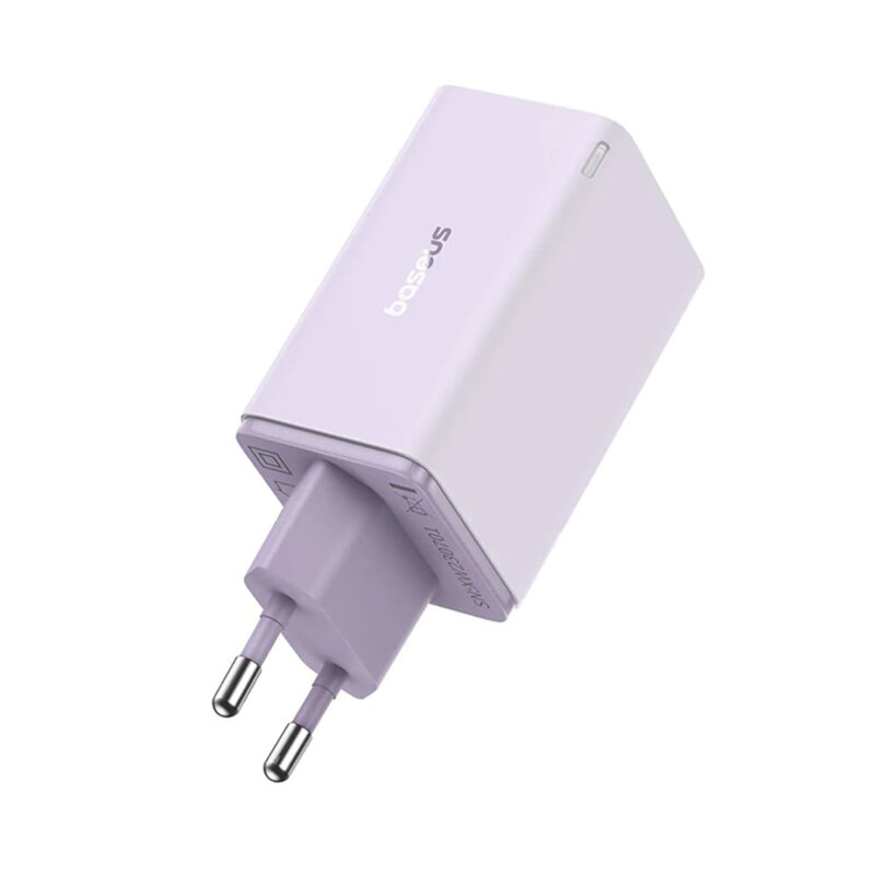 Incarcator priza GaN USB Type-C + cablu Type-C Baseus, 65W, P10162701533-00