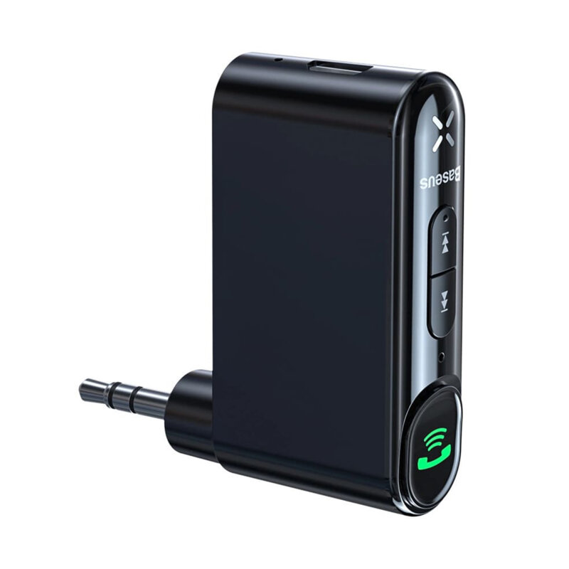 Transmitator Bluetooth, Aux Baseus, 145mAh, negru, BSBA-02