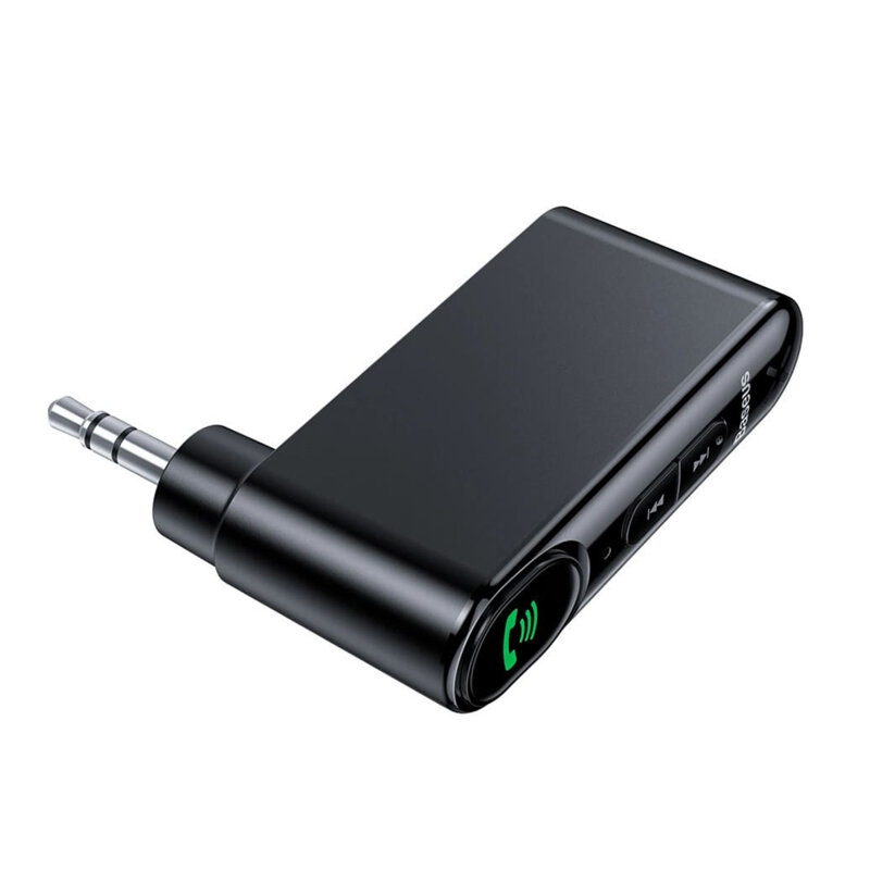 Transmitator Bluetooth, Aux Baseus, 145mAh, negru, BSBA-02