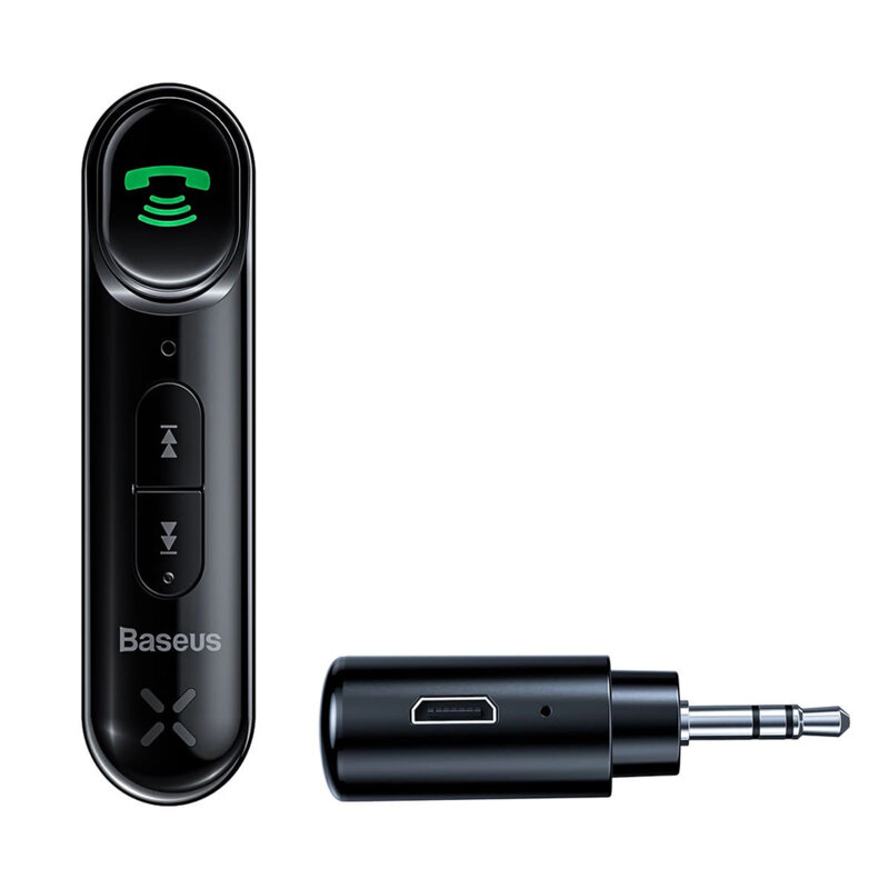 Transmitator Bluetooth, Aux Baseus, 145mAh, negru, BSBA-02