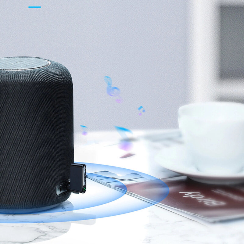 Transmitator Bluetooth, Aux Baseus, 145mAh, negru, BSBA-02