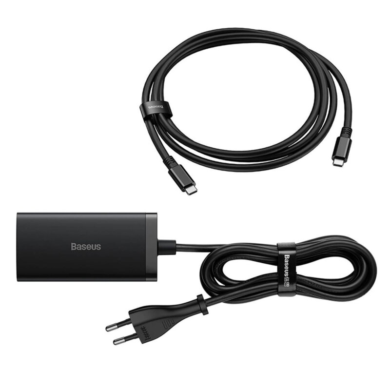 Statie de incarcare 67W 4in1 GaN5 Baseus, negru, CCGP110201