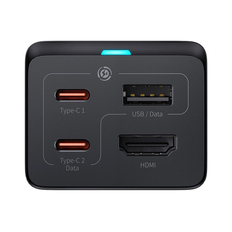 Statie de incarcare 67W 4in1 GaN5 Baseus, negru, CCGP110201