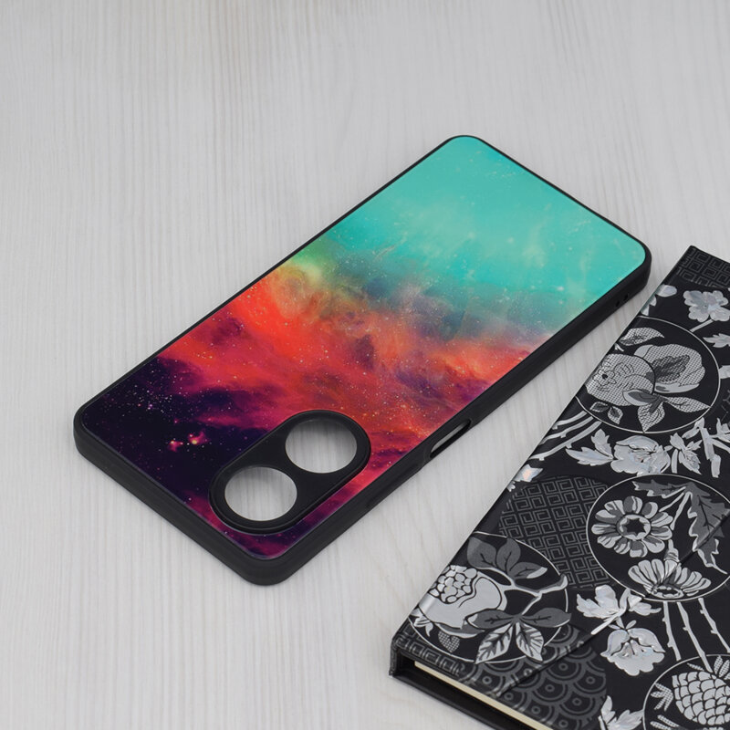 Husa Oppo A58 4G Techsuit Glaze, Fiery Ocean