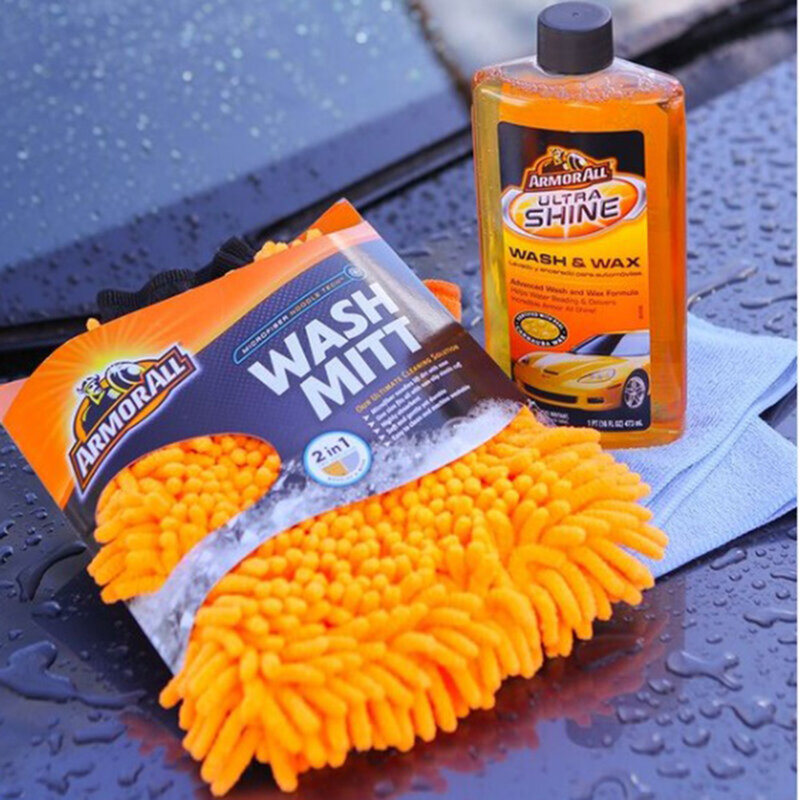 Manusa spalare auto 2in1 cu suprafata microfibra dubla Armor All
