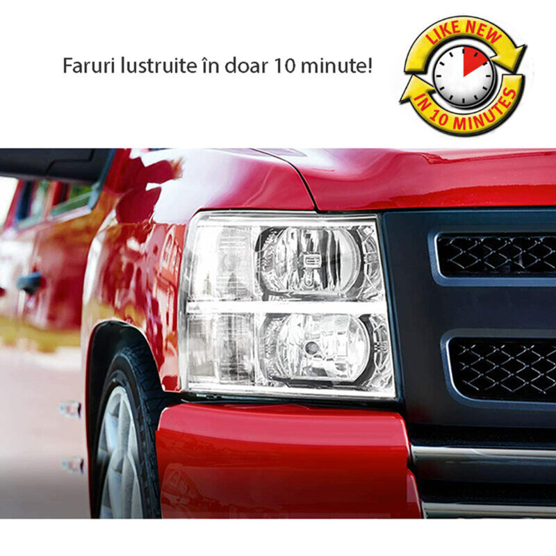 Kit restaurare faruri masina Armor All, servetele polish auto