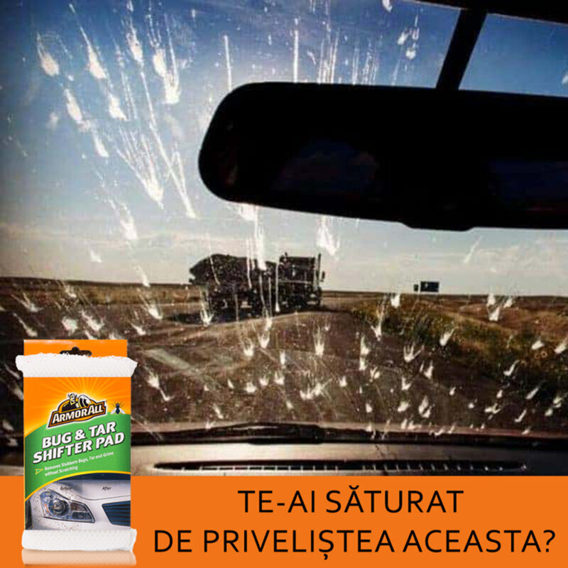 Burete auto Armor All pentru curatare insecte, grasime si bitum