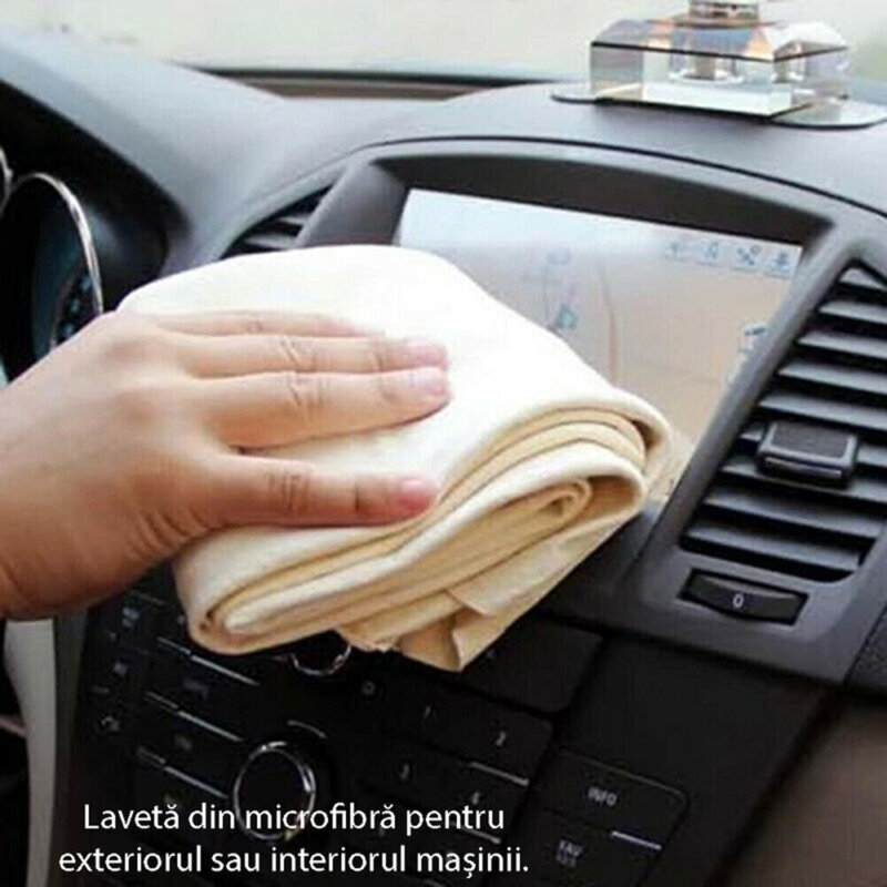 Laveta detailing auto Armor All, carpa tip piele de caprioara, 48x58cm