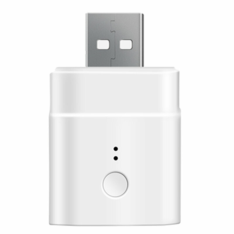 Adaptor USB smart Sonoff, wireless, Wi-Fi, 5V, 2.5A, alb