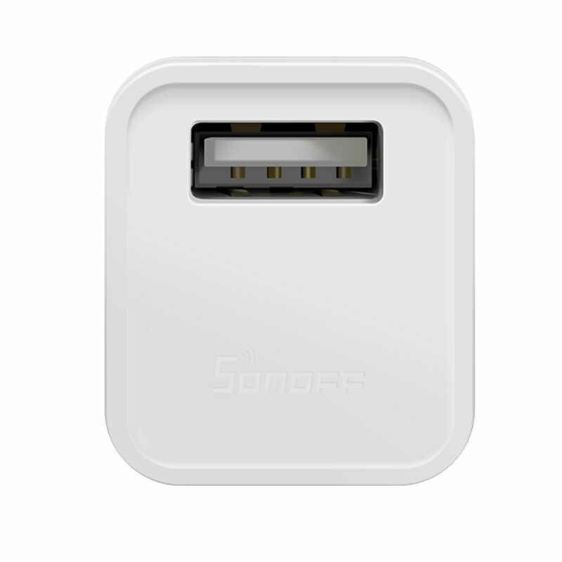 Adaptor USB smart Sonoff, wireless, Wi-Fi, 5V, 2.5A, alb