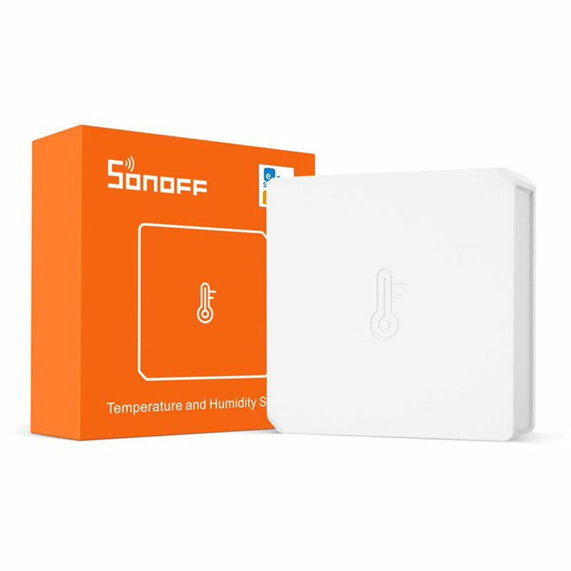 Senzor temperatura si umiditate Wi-Fi Sonoff SNZB-02, ZigBee 3.0, alb