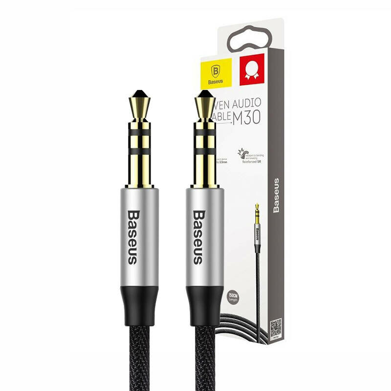 Cablu Audio Baseus Yiven M30 Jack to Jack 1.5M, CAM30-CS1