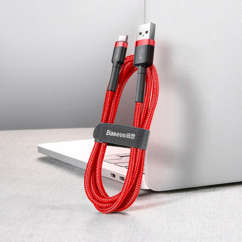 Cablu date Fast Charge USB-C Baseus, QC3.0, 3A, 1m, CATKLF-B09