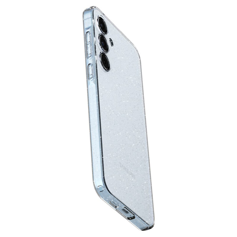 Husa Samsung Galaxy A55 5G Spigen Liquid Crystal Glitter, Crystal Quartz