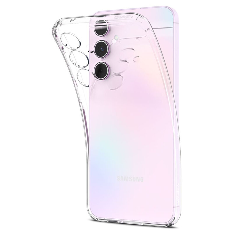 Husa Samsung Galaxy A55 5G Spigen Liquid Crystal, transparenta