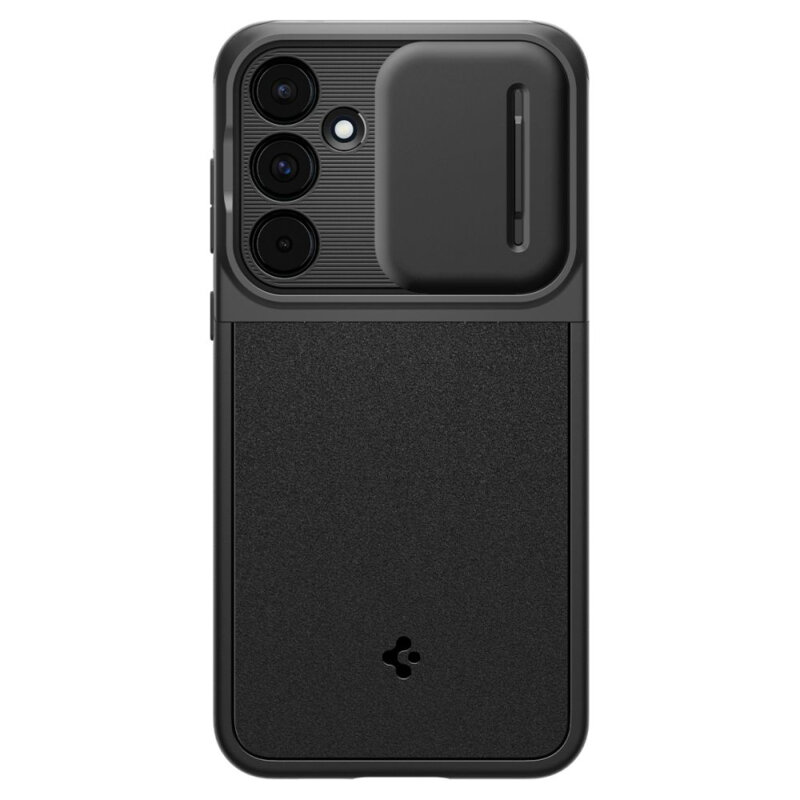 Husa Samsung Galaxy A55 5G Spigen Optik Armor, negru