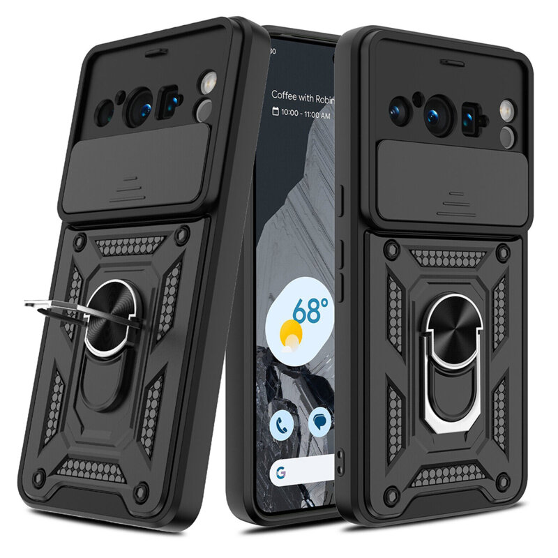 Husa Google Pixel 8 Pro protectie camera Techsuit CamShield Series, negru