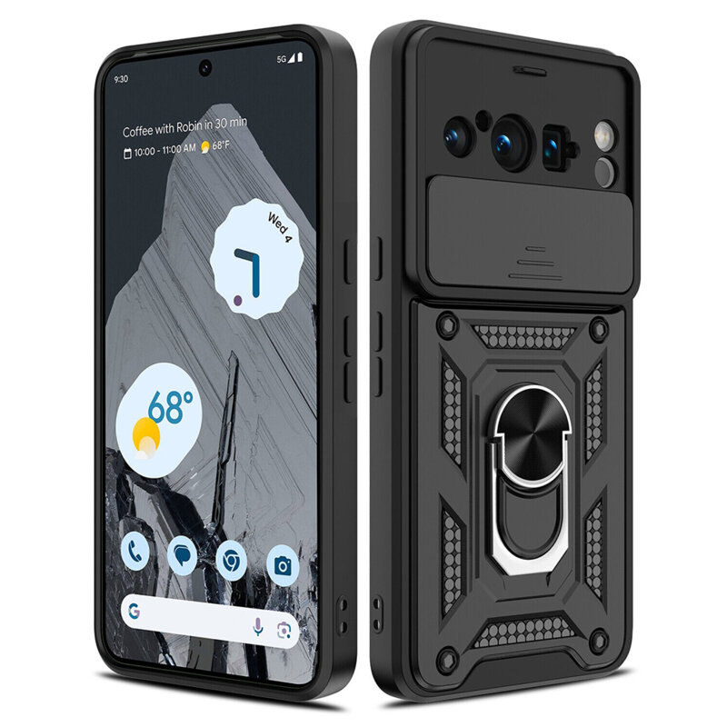 Husa Google Pixel 8 Pro protectie camera Techsuit CamShield Series, negru