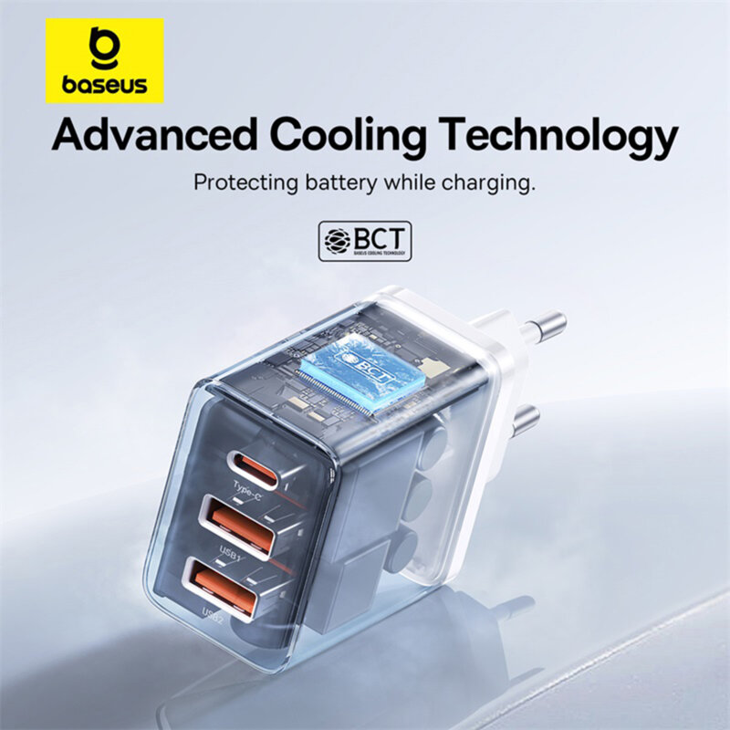 Incarcator GaN priza USB, tip C Baseus, 30W, P10111402213-00