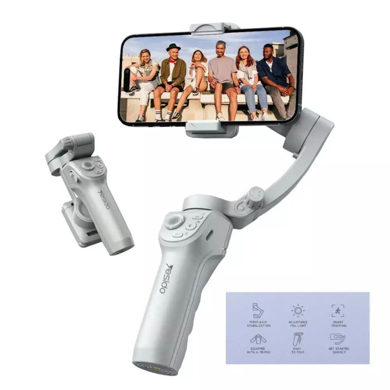 Stabilizator gimbal auto face tracking telefon Yesido SF18