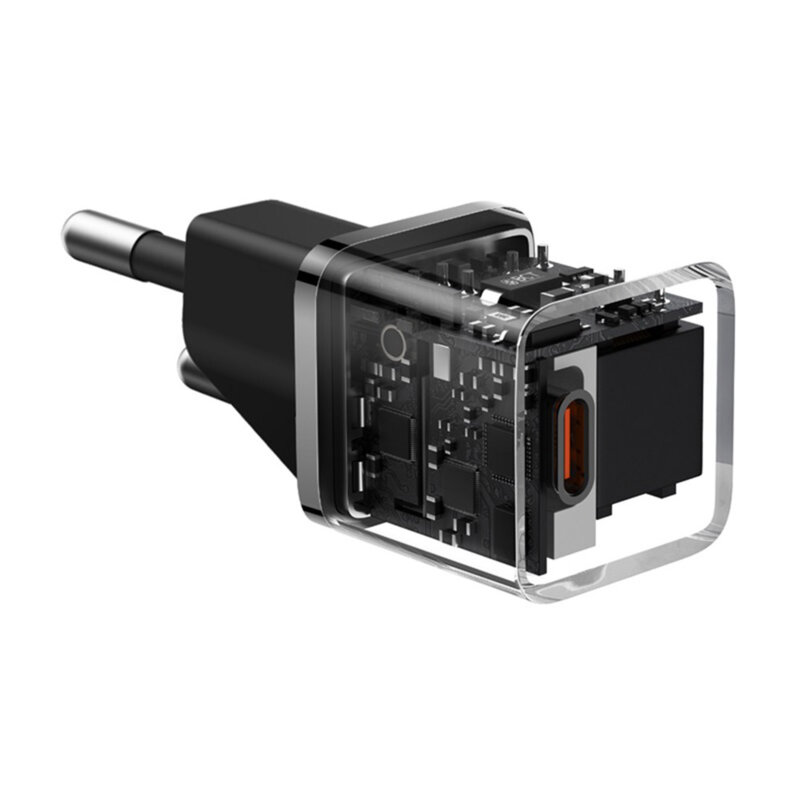 Incarcator priza GaN Baseus, 20W + cablu Type-C, P10110900113-00