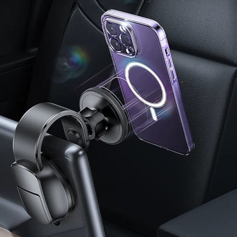 Suport auto magnet pentru telefon Yesido C176, negru