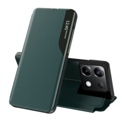 Husa Xiaomi Poco X6 Eco Leather View flip tip carte, verde