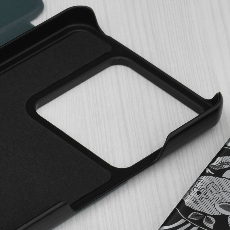 Husa Xiaomi Poco X6 Eco Leather View flip tip carte, verde
