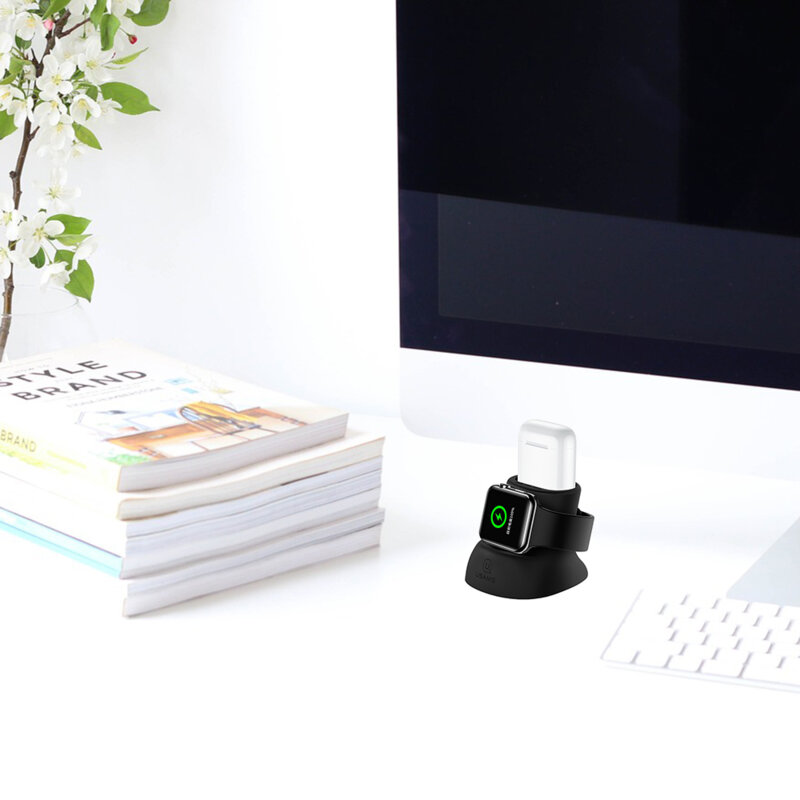 Suport pentru incarcator Apple Watch, AirPods Usams US-ZJ051