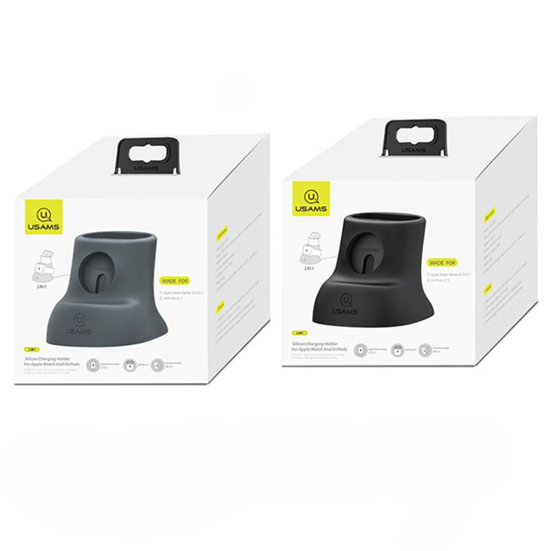 Suport pentru incarcator Apple Watch, AirPods Usams US-ZJ051