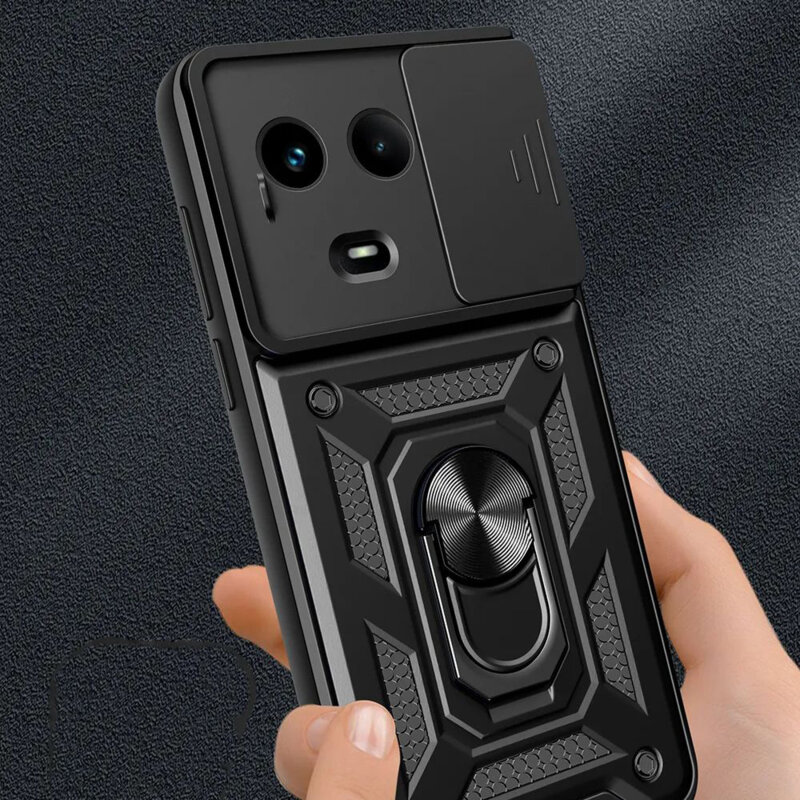 Husa Realme 11 5G protectie camera Techsuit CamShield Series, negru