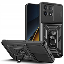 Husa Xiaomi Poco X6 Pro protectie camera Techsuit CamShield Series, negru