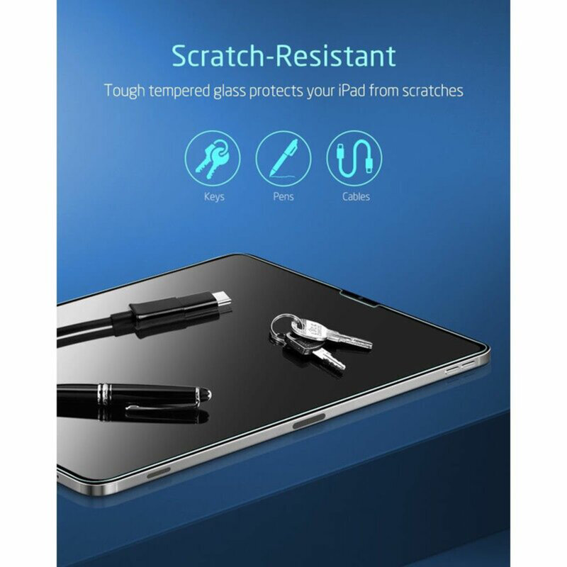 Folie sticla iPad Pro 2020 12.9 A2069/A2232 ESR Tempered Glass 9H, transparenta