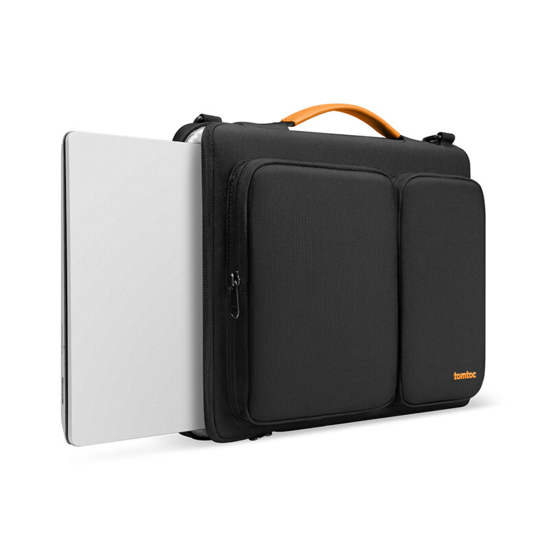 Geanta tip servieta laptop 14 inch mare Tomtoc, negru, A42D3D1