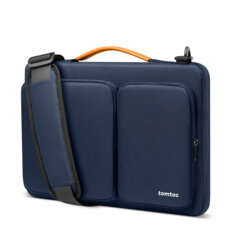 Servieta, geanta laptop 14″ business Tomtoc, albastru, A42D3B1