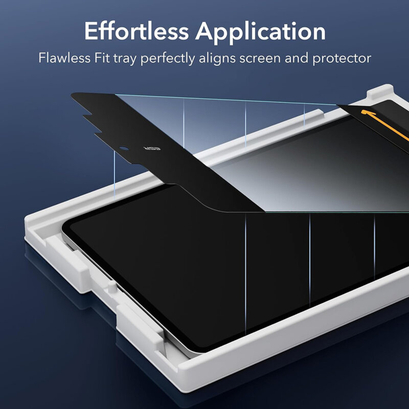 [Pachet 2x] Folie sticla iPad Pro 12.9 (2022) ESR Armorite Screen Protector, transparenta