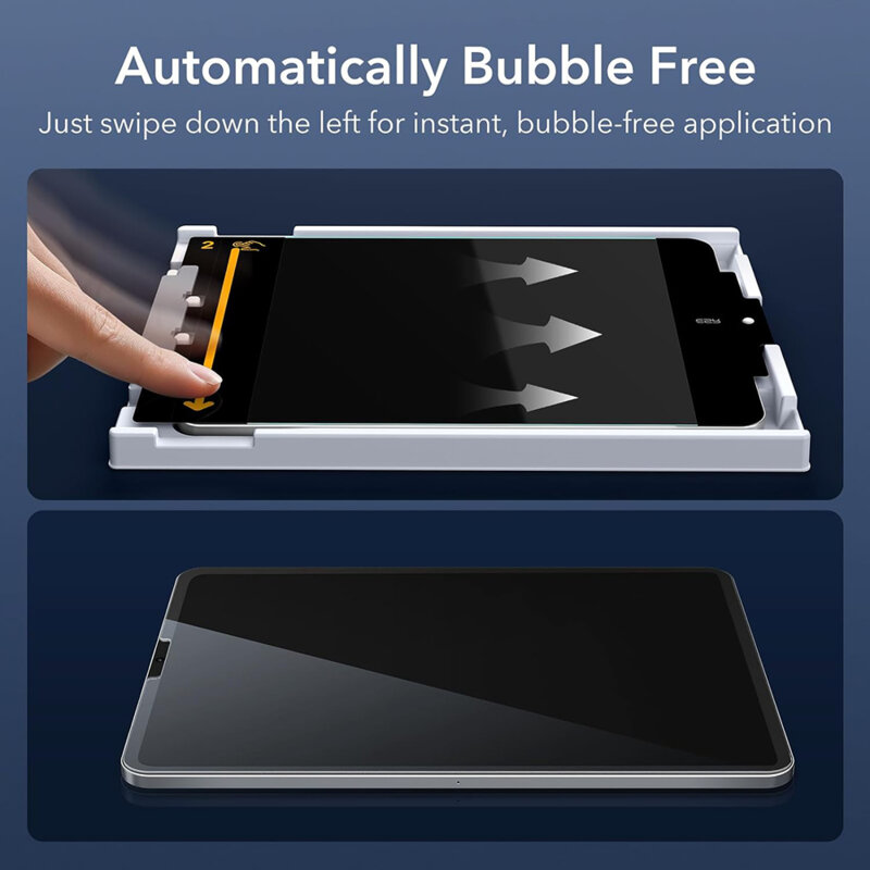 [Pachet 2x] Folie sticla iPad Pro 12.9 (2022) ESR Armorite Screen Protector, transparenta