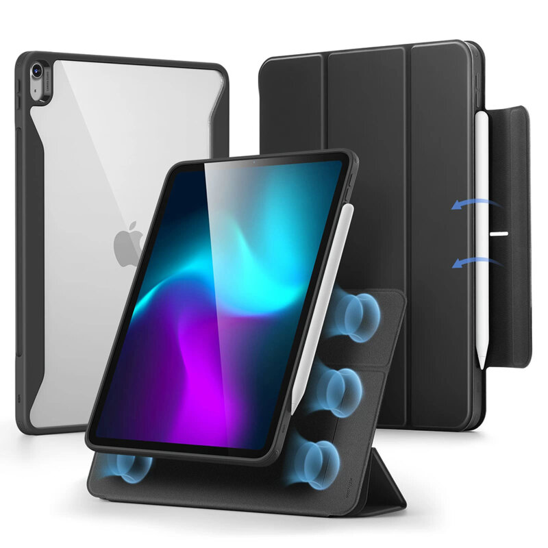 Husa iPad Air 13 (2024) ESR Rebound Hybrid, negru