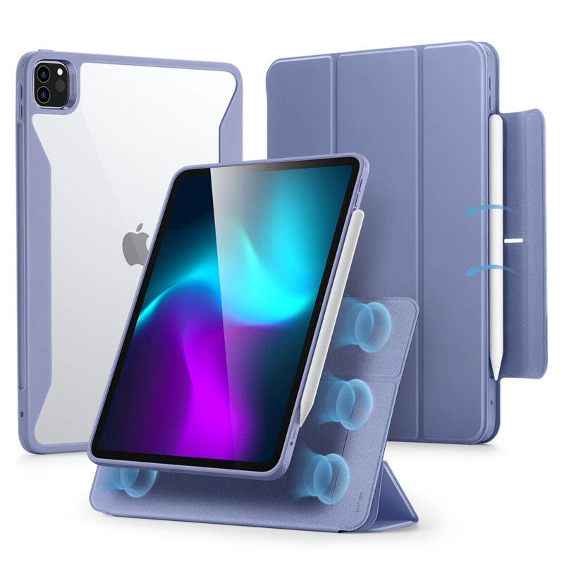 Husa iPad Pro 11 (2024) ESR Rebound Hybrid, violet
